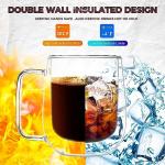 Double Wall Glass Espresso Cups - Set of 2