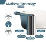 Slate Blue Enameled Cast Iron 5.5 Quart Dutch Oven