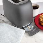 Rae Dunn Retro 2-Slice Stainless Steel Toaster