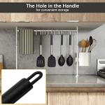 4-Piece Silicone Spatula Spoon Set with Steel Handle