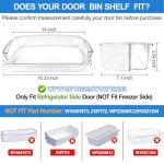 2 Pack Refrigerator Door Bins for Kenmore & Whirlpool