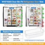 2 Pack Refrigerator Door Bins for Kenmore & Whirlpool