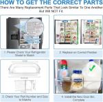 2 Pack Refrigerator Door Bins for Kenmore & Whirlpool