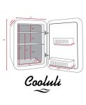 Cooluli 10L Mini Fridge for Food and Drinks