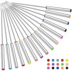 15-Piece Stainless Steel Fondue Fork Set