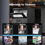Compact Ice Machine for Businesses - 66Lbs/24H