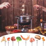 15-Piece Stainless Steel Fondue Fork Set