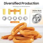 Manual Churros Maker with 4 Nozzles, 5L