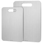 Yaocom Stainless Steel Cutting Board Set - 2 Pcs