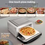 Indoor Electric Pizza Oven with Touchscreen Presets