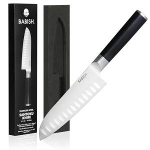 Babish 6.5" German Steel Santoku Kitchen Knife
