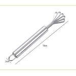 TEAMNIGT Stainless Steel Coconut Meat Slicer Tool