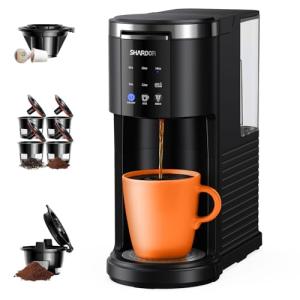 Shardor 3-in-1 Coffee Maker for Pods and Grounds