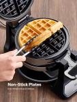 Classic Belgian Waffle Maker with Nonstick Plates