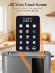 Touch Screen 4-Slice Stainless Steel Toaster