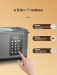 Touch Screen 4-Slice Stainless Steel Toaster