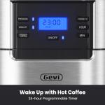 Gevi 10-Cup Coffee Maker with Grinder and Timer