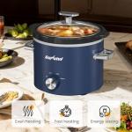 Sunvivi 2 Quart Small Slow Cooker with Lid