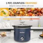 Sunvivi 2 Quart Small Slow Cooker with Lid