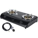 BESTFIRE Portable Outdoor Propane Dual Burner Stove