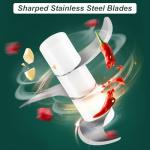 Mini Electric Garlic Chopper with Egg Beater