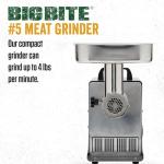 LEM BigBite #5 Stainless Steel Electric Meat Grinder