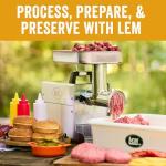 LEM BigBite #5 Stainless Steel Electric Meat Grinder