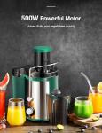 800W Stainless Steel Juicer with Wide Mouth Chute