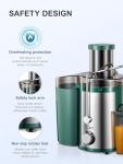 800W Stainless Steel Juicer with Wide Mouth Chute
