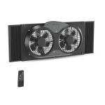 Comfort Zone 9-Inch Dual Window Fan with Remote