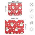 Absorbent Christmas Dish Drying Mat, 16 x 18 Inch