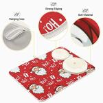 Absorbent Christmas Dish Drying Mat, 16 x 18 Inch