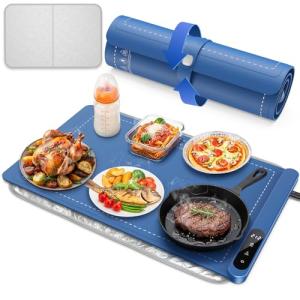 Electric Food Warming Mat with 6 Temperature Settings