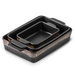 Koov 3-Piece Ceramic Bakeware Set, Rectangular Pans