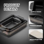 Koov 3-Piece Ceramic Bakeware Set, Rectangular Pans