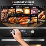 Zomagas 24 Inch Electric Wall Oven with Rotisserie