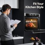 Zomagas 24 Inch Electric Wall Oven with Rotisserie