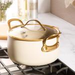 Bloomhouse 6 Quart Nonstick Dutch Oven - Almond Cream