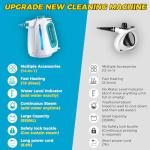 Powerful Steam Cleaner with 12 Accessories