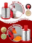 Geedel 5-in-1 Rotary Cheese Grater and Slicer