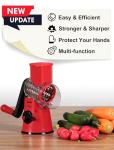 Geedel 5-in-1 Rotary Cheese Grater and Slicer