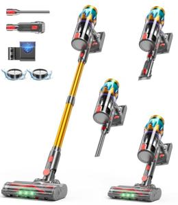 KARDV Cordless Vacuum with Touch Screen & Wall Mount