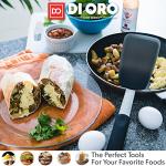 DI ORO Chef Series Silicone Spatula Set (3-Piece)