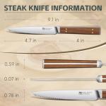 Purple Dragon 8-Piece Serrated Steak Knife Set