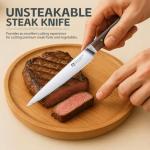 Purple Dragon 8-Piece Serrated Steak Knife Set