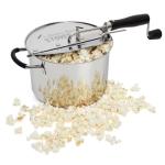 StovePop Stainless Steel Hand Crank Popcorn Popper