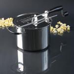 StovePop Stainless Steel Hand Crank Popcorn Popper