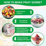 Dairy-Free Ice Cream Maker for KitchenAid Mixer