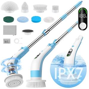 Vaxbree Electric Spin Scrubber with 8 Brush Heads