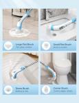 Vaxbree Electric Spin Scrubber with 8 Brush Heads